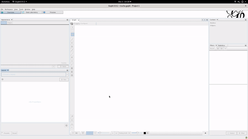 Gephi layout